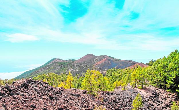 Imagen de archivo de la zona de Cumbre Vieja, al sur de La Palma, donde se han registrado 2.900 sismos desde el pasado sábado. 