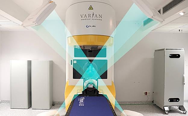 Acelerador lineal frontal