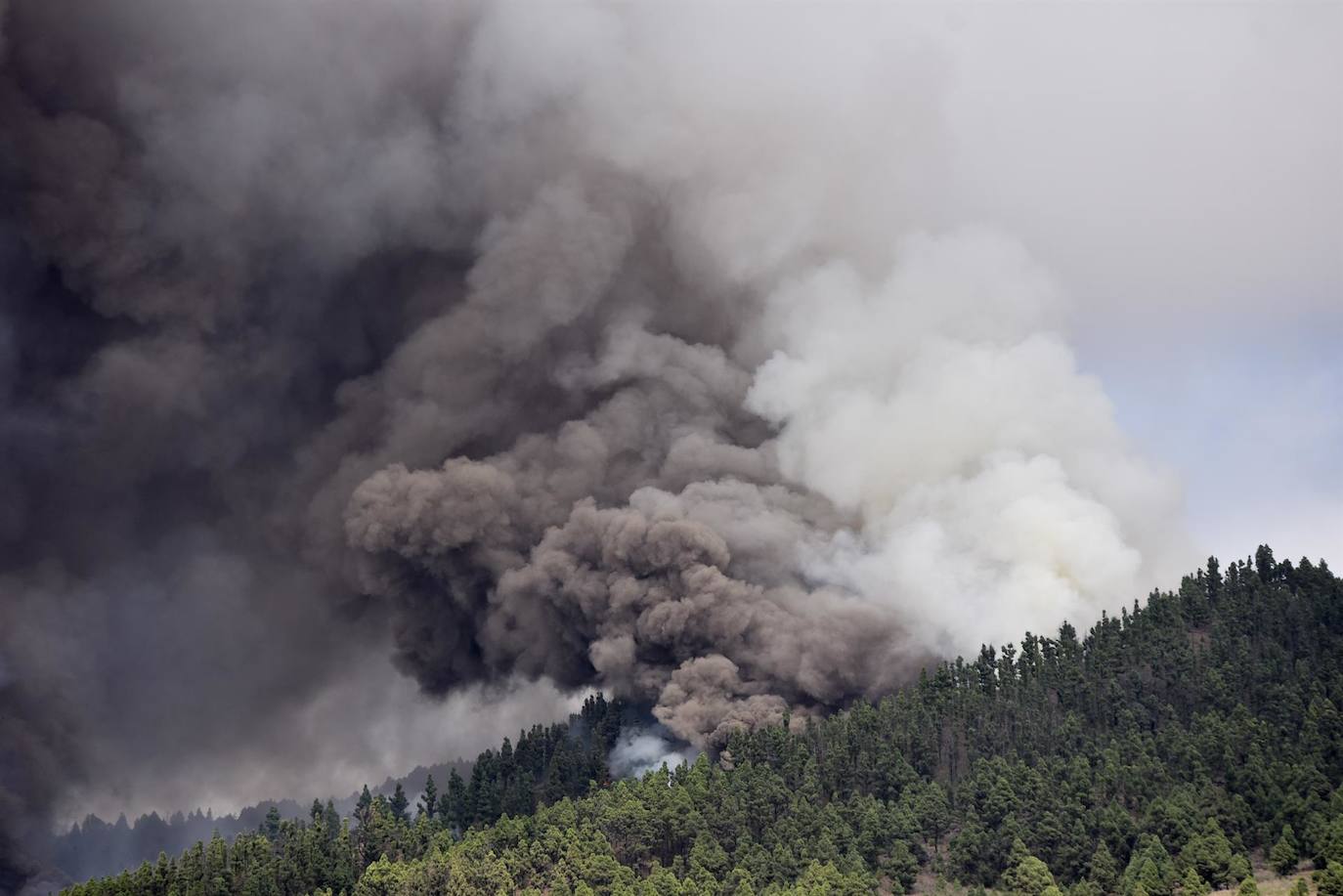 Fotos: Comienza una erupción volcánica en la Cumbre Vieja de La Palma