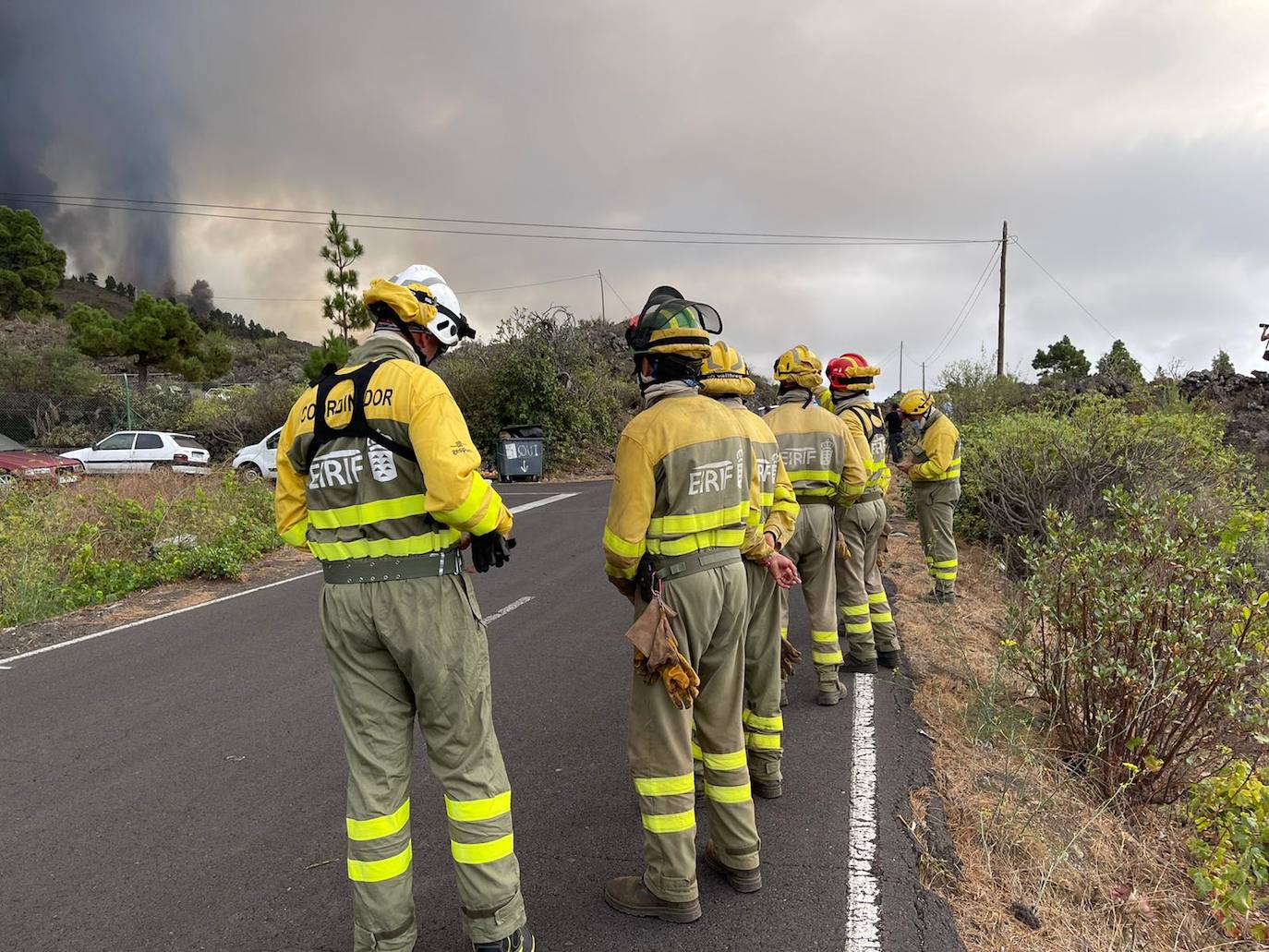 Los recursos de emergencia trabajan en la evacuación de personas y animales en la zona