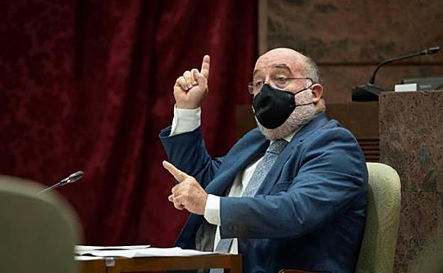 El magistrad, en una comparecencia de la comisión de Derechos Sociales en el Parlamento. 