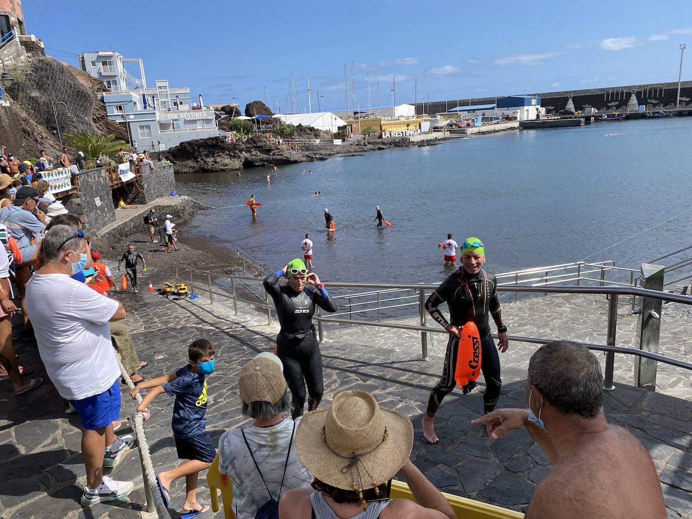 Fotos: Travesía a nado «Mar de las Calmas» en el Hierro