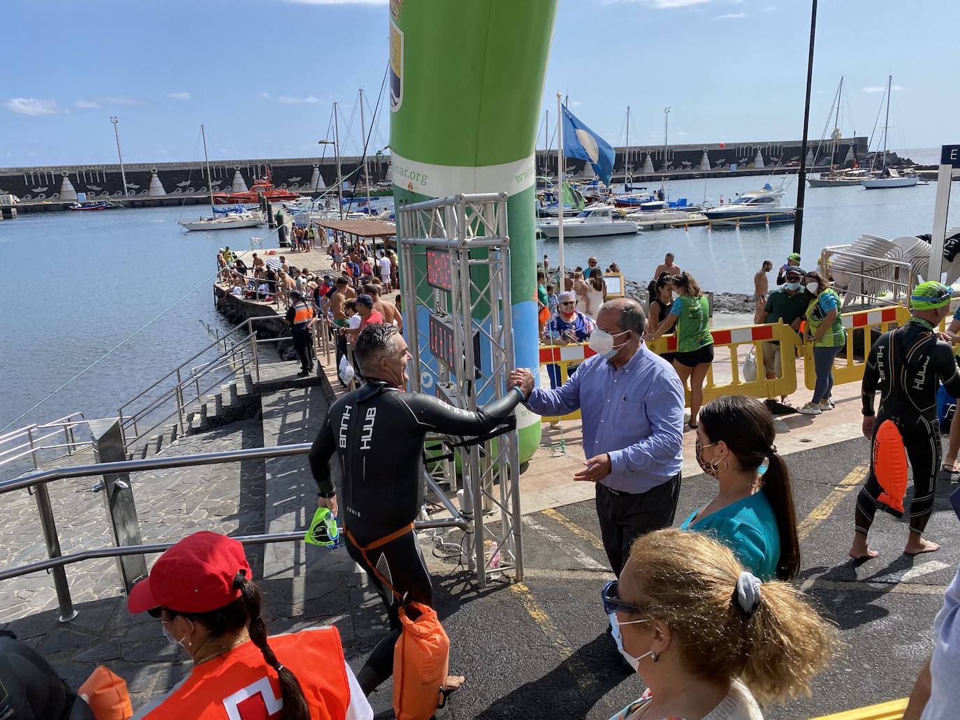 Fotos: Travesía a nado «Mar de las Calmas» en el Hierro