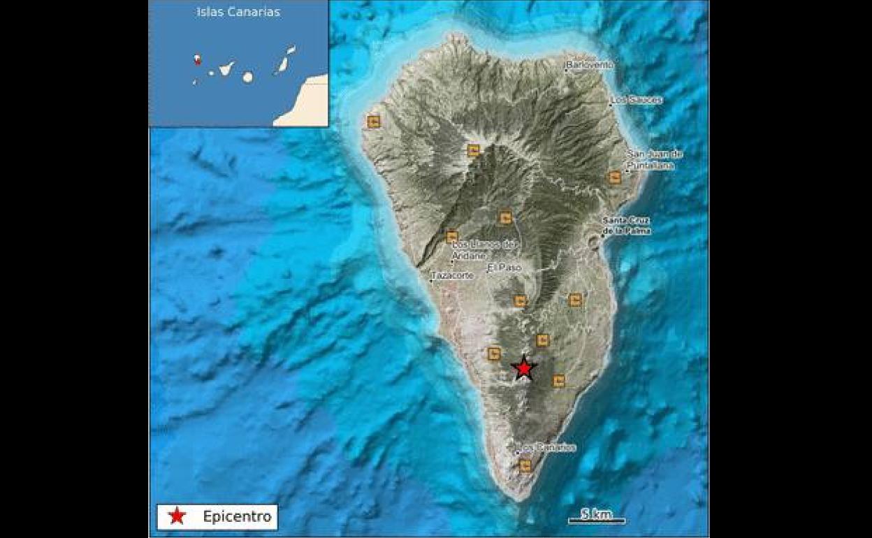 Seísmo de 3,3 grados en Fuencaliente