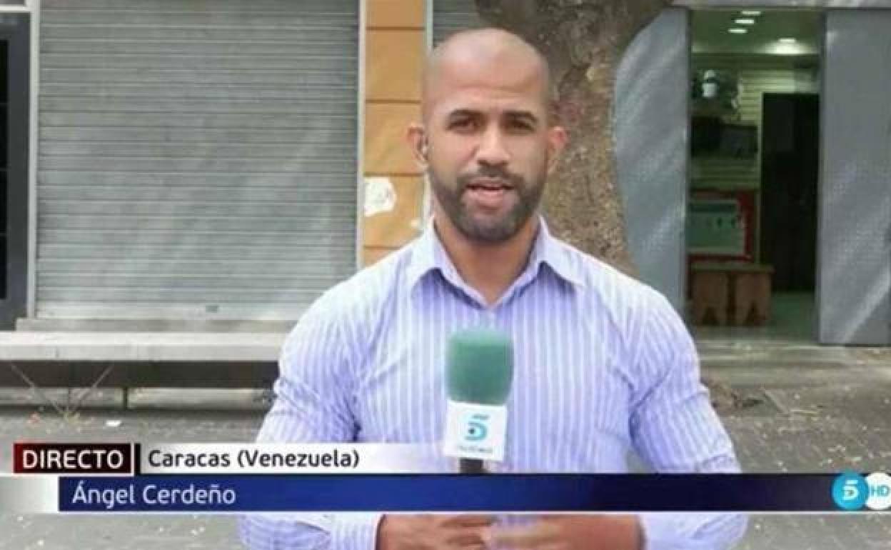 El periodista Ángel Cerdeño.