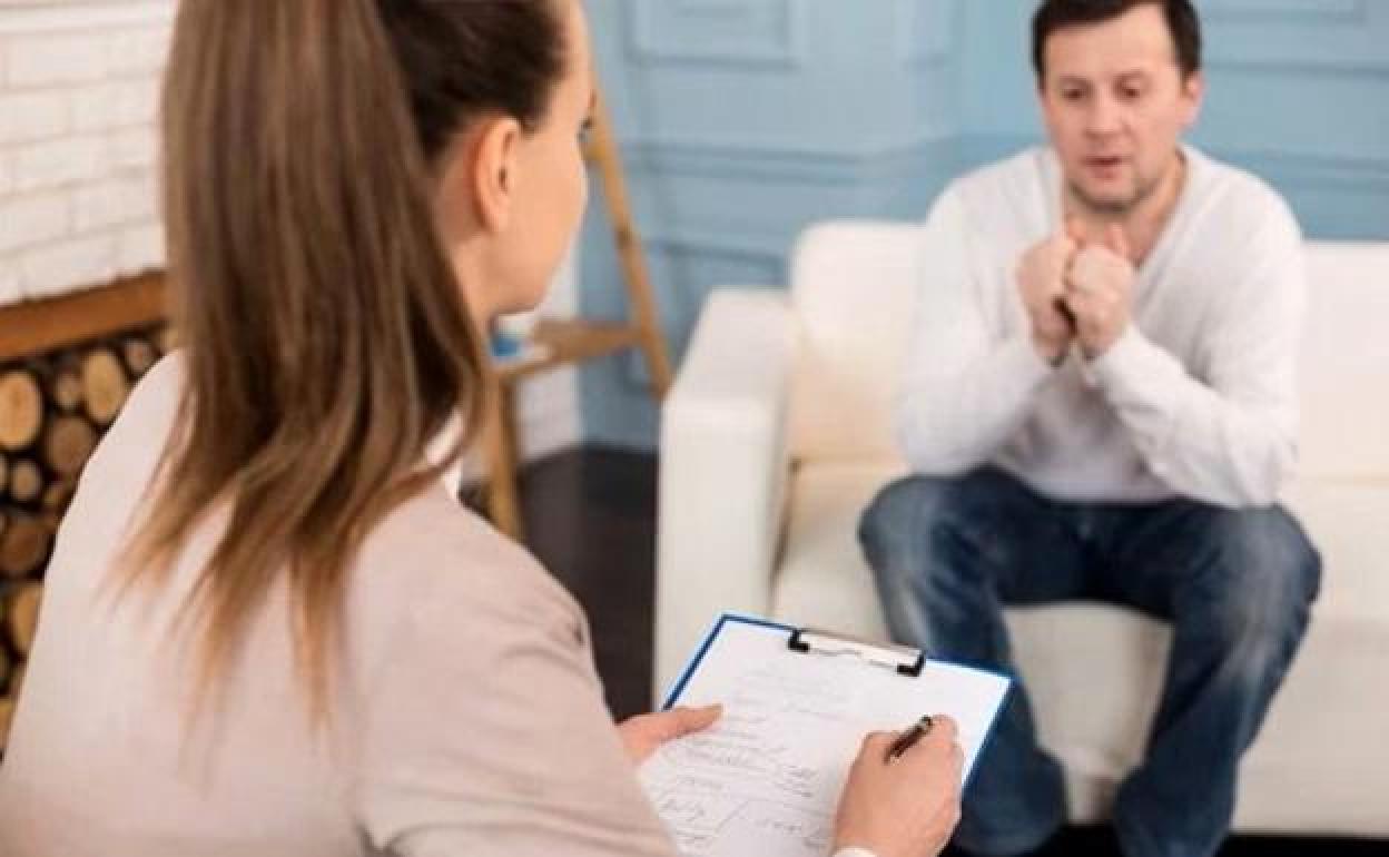 Consulta de psicología. 