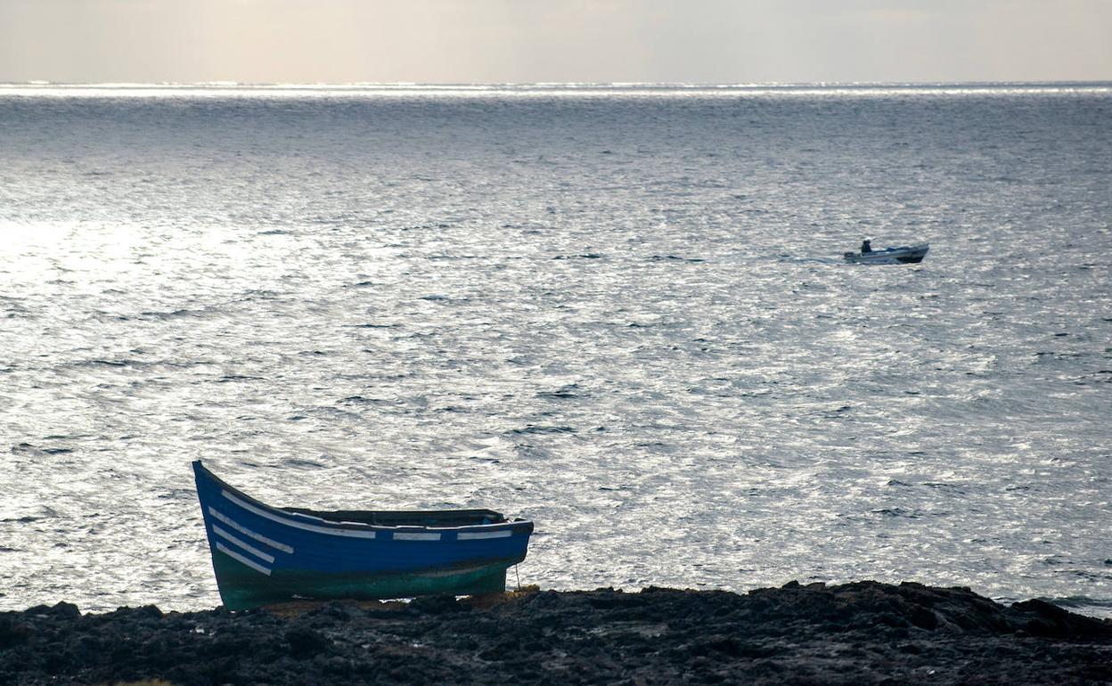 Foto de archivo de una patera llegada a Canarias. 