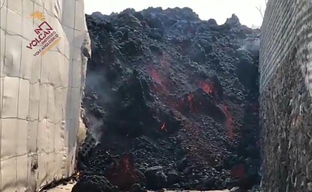 La lava ocupa una superficie de 732 hectáreas