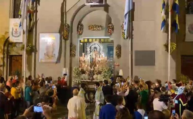 La Virgen de La Luz ya procesiona