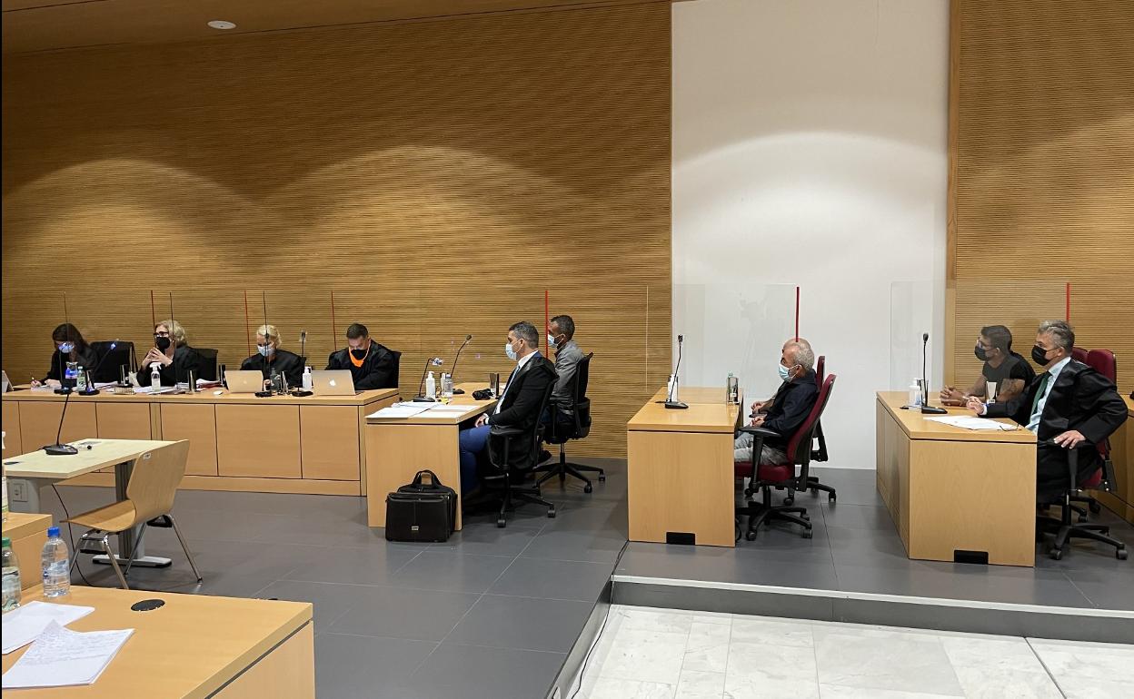 Imagen de la sala de vistas en la última sesión. 