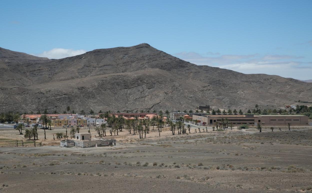 Urbanización El Palmeral, en la entrada de Gran Tarajal. 