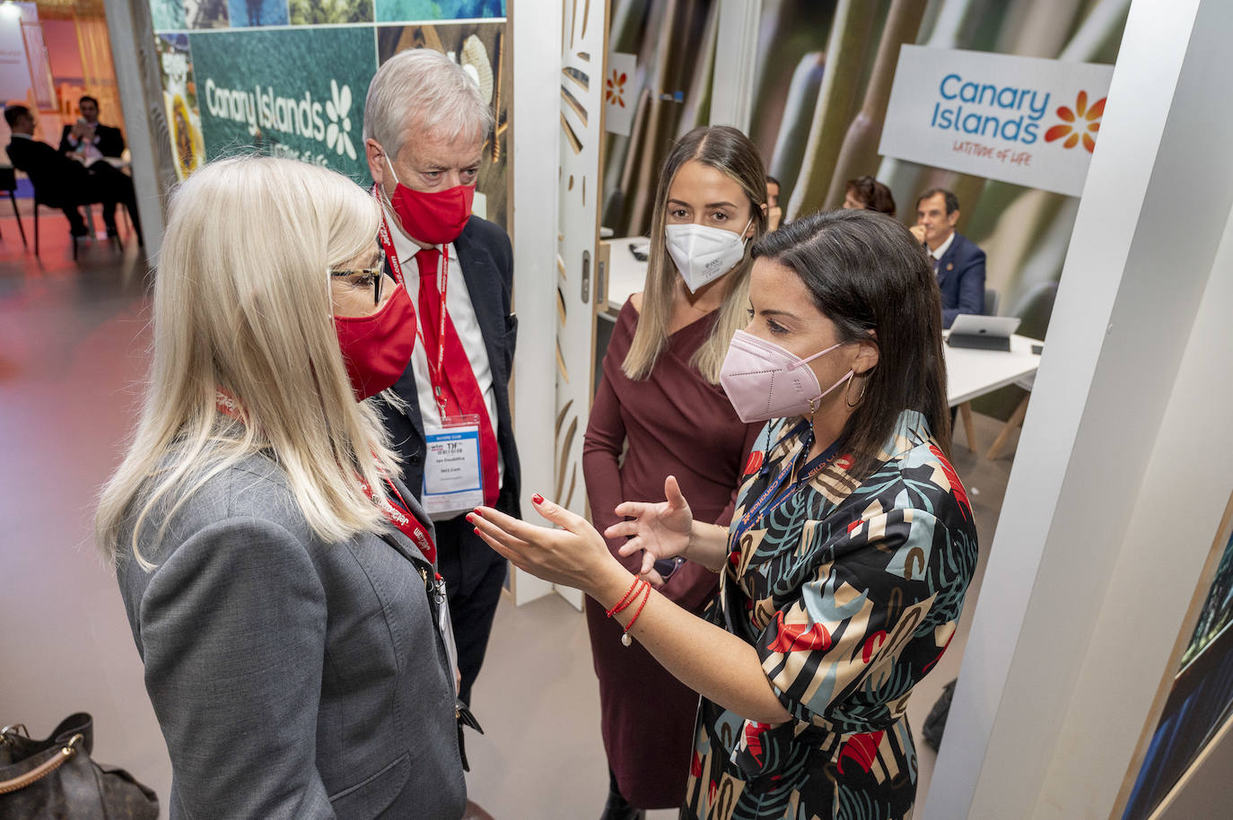 Fotos: Inauguración Canarias en World Trave Market 2021