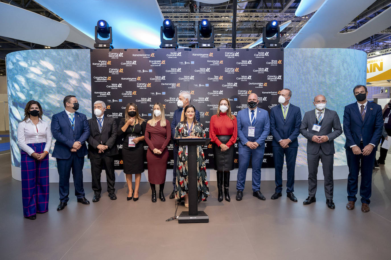 Fotos: Inauguración Canarias en World Trave Market 2021