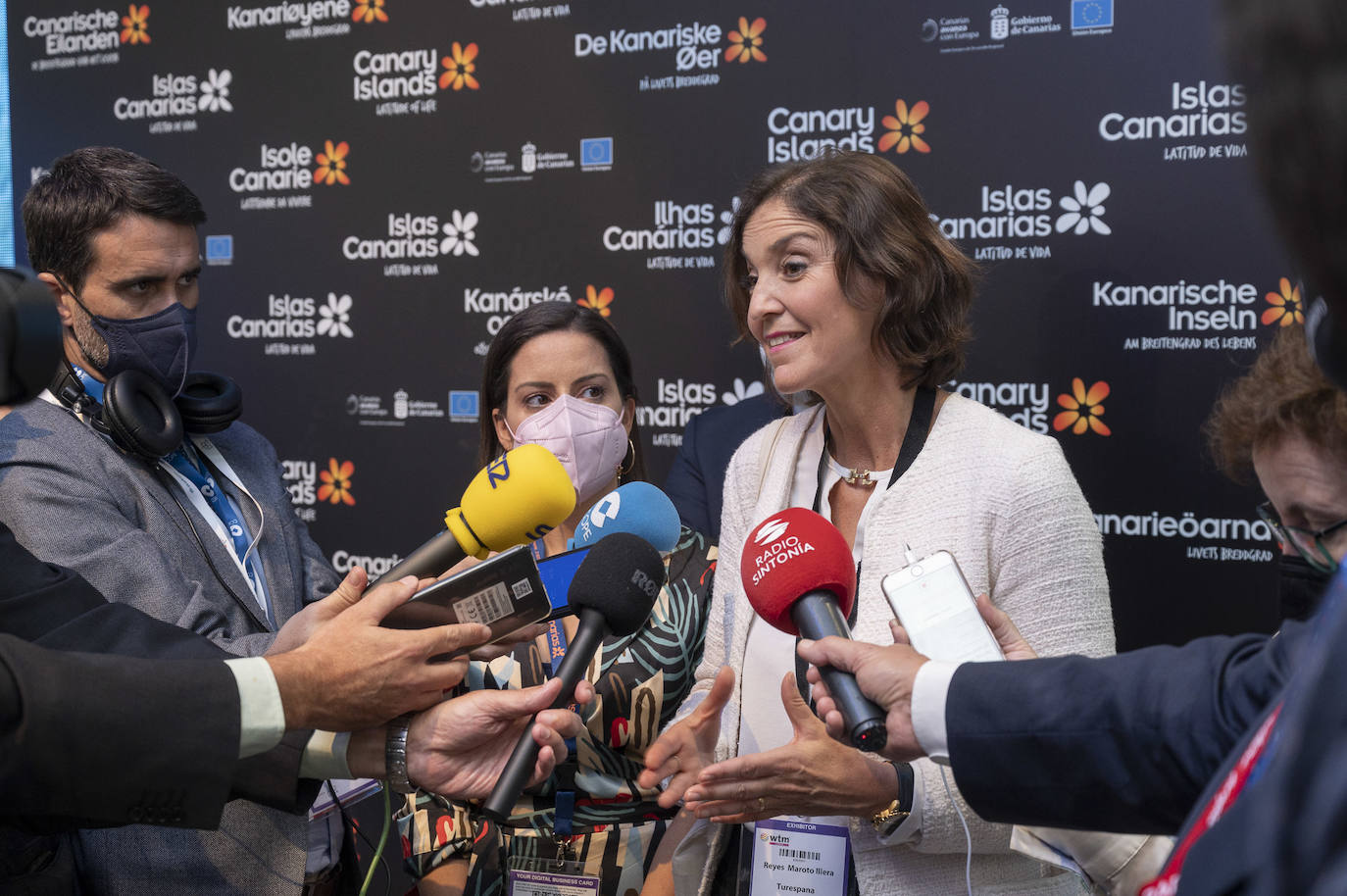 Fotos: Inauguración Canarias en World Trave Market 2021