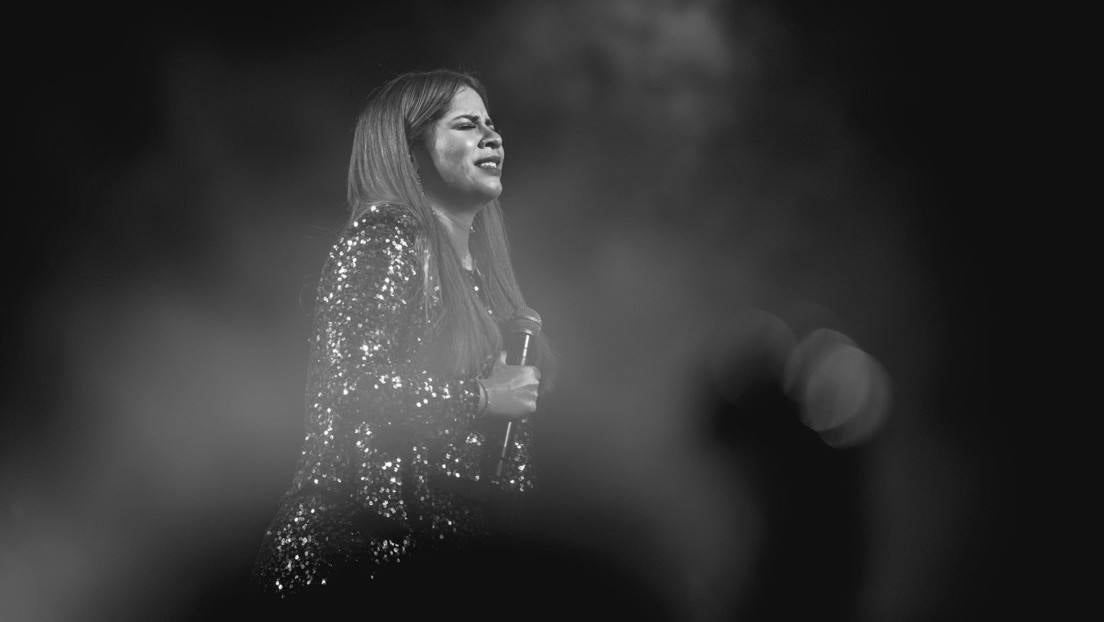 Imagen de archivo de Marília Mendonça en plena actuación. 