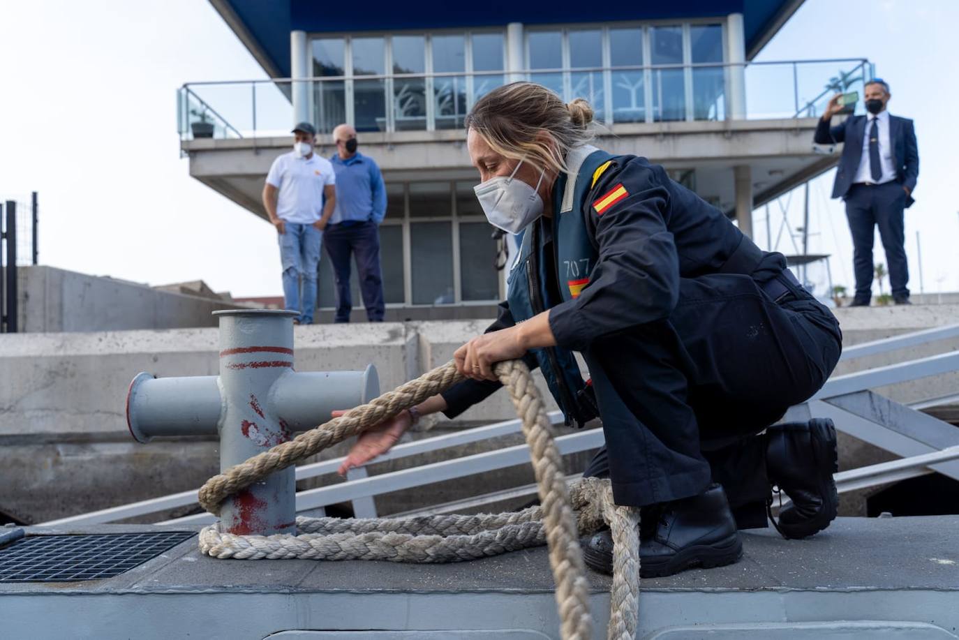 Fotos: Llegada del Buque de Asalto Anfibio «Castilla» a La Palma