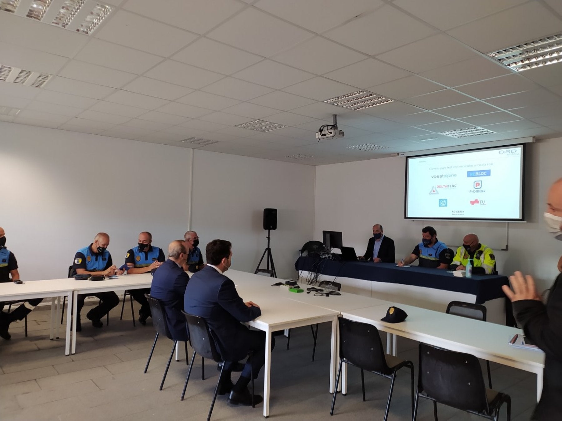 Imagen de la presentación en el Centro de Emergencias de Las Palmas de Gran Canaria. 