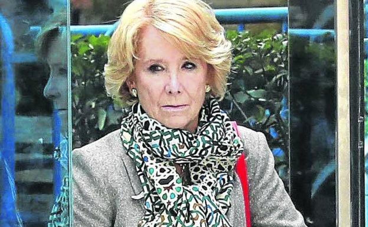 Esperanza Aguirre. 