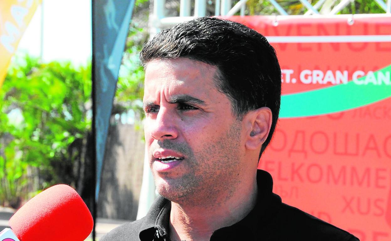 El concejal de Deportes del Ayuntamiento de San Bartolomé de Tirajana, Samuel Henríquez. 