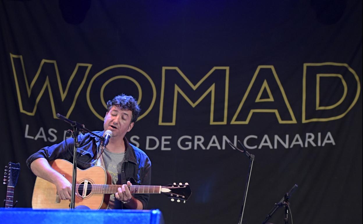 Fajardo, durante su actuación en el Womad de Las Palmas de Gran Canaria de 2019. 