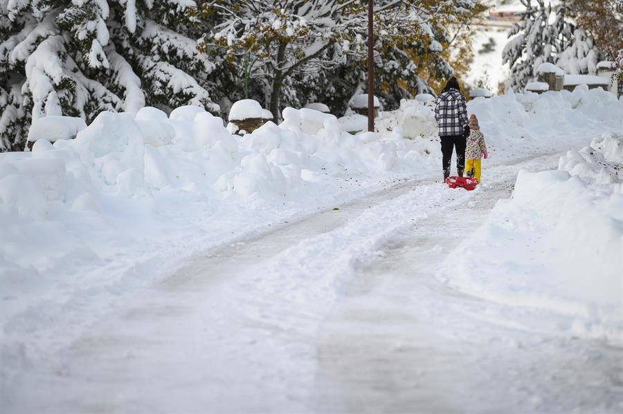 Fotos: Once comunidades en alerta por nieve y frío
