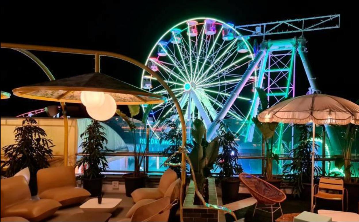 Foto de archivo de la Terraza Botánico. 