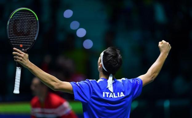 Italia, primera clasificada para cuartos de la Davis, Australia y Francia casi eliminadas