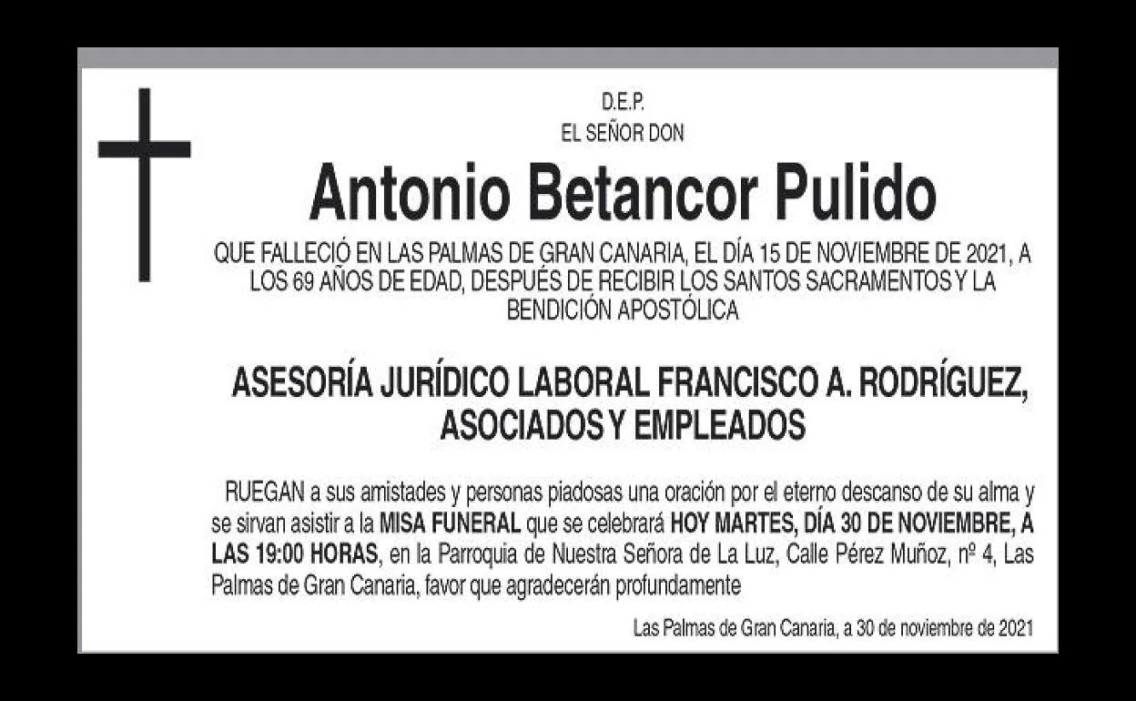 Antonio Betancor Pulido
