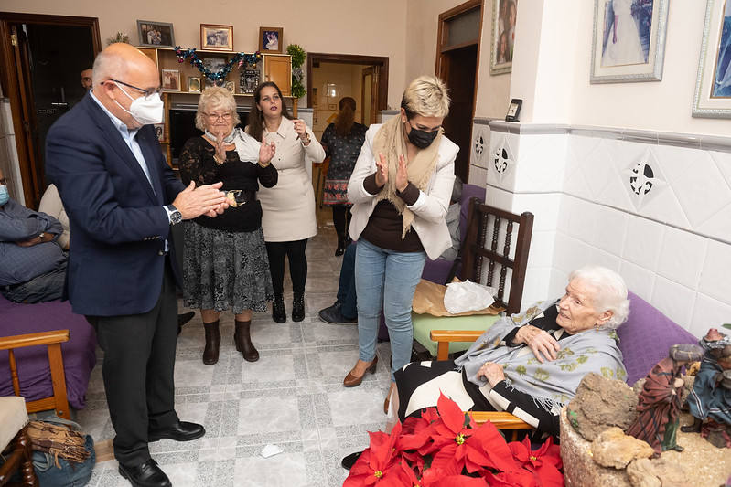 Fotos: La abuela del Sureste de Gran Canaria cumple 107 años