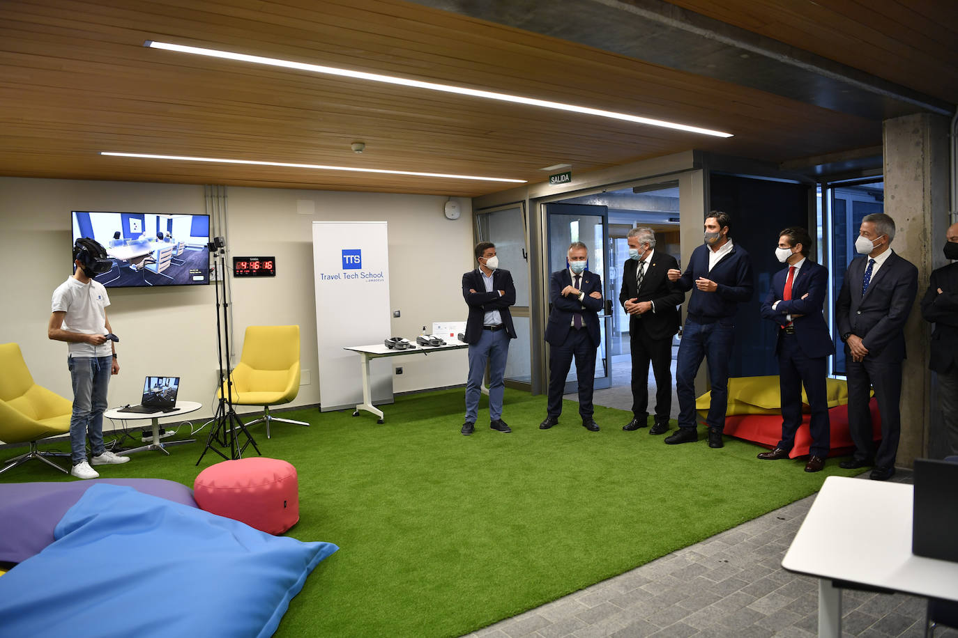 Fotos: Inauguración del primer espacio formativo del Travel Tech School de Amadeus en la ULPGC