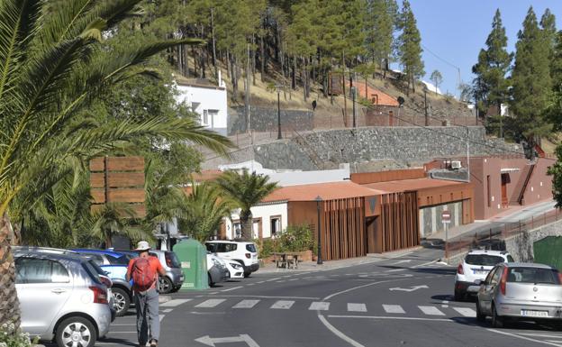 Vista del Centro de Interpretación del Paisaje Cultural de Risco Caído, en Artenara. 