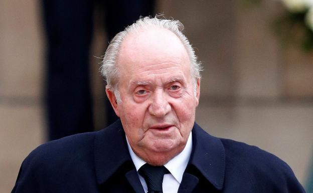 Juan Carlos I asiste en mayo de 2019 al funeral por el Gran Duque de Luxemburgo. 