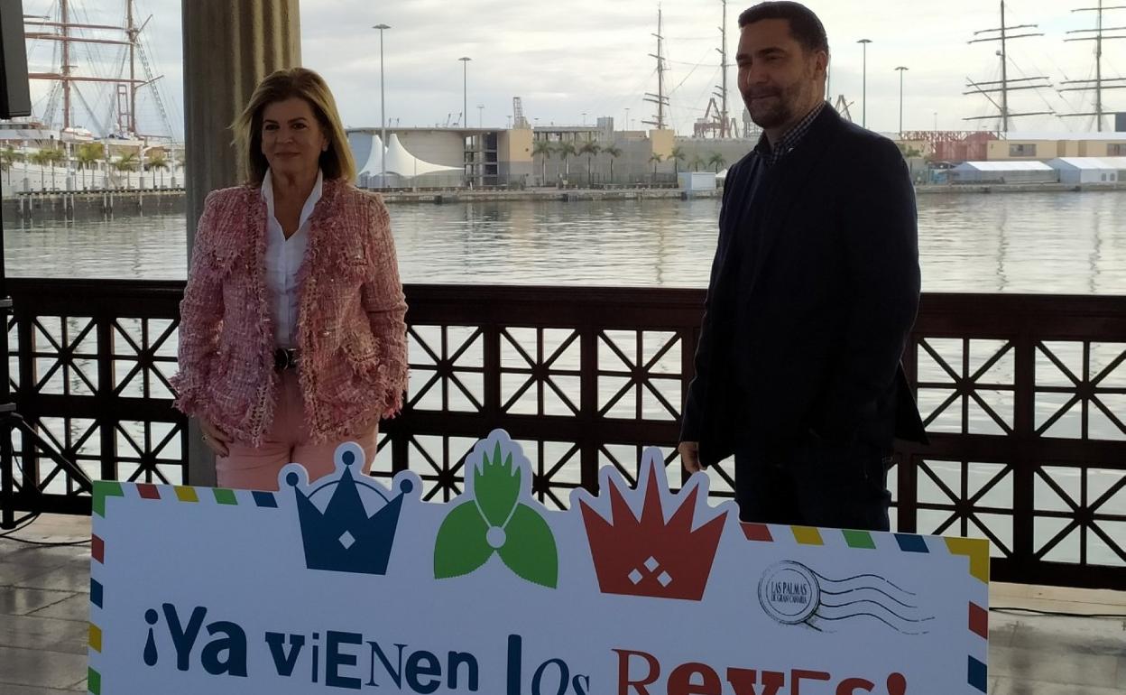 Inmaculada Medina e Israel Reyes presentaron la propuesta alternativa a la cabalgata de Reyes. 