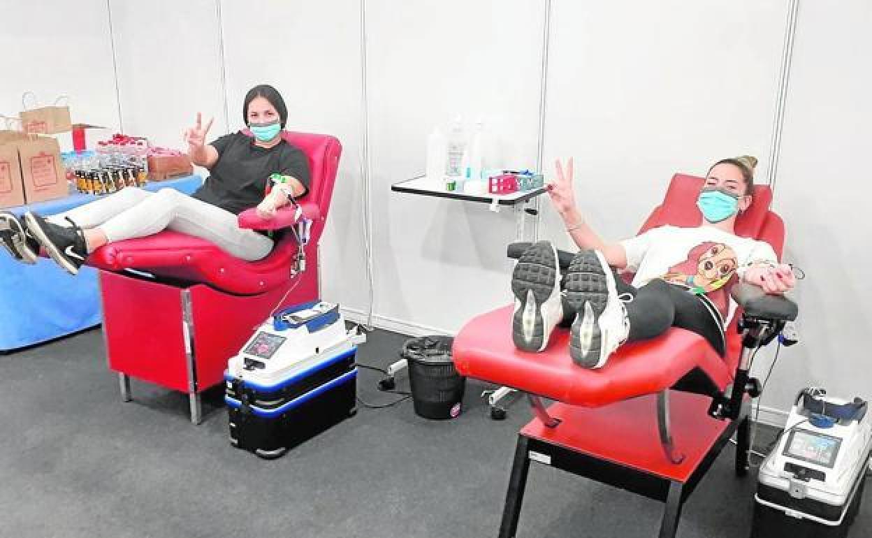 Donación de sangre. 