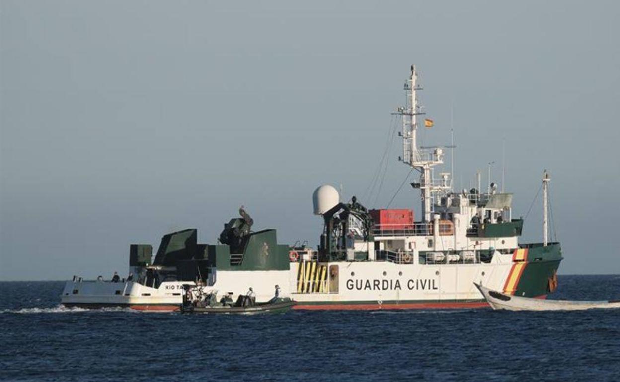 Imagen dek buque Río Segura. 