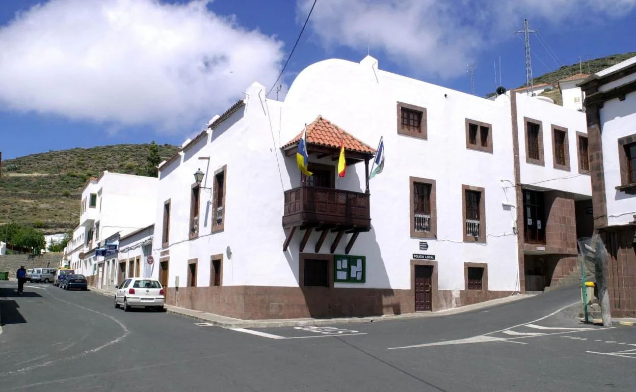 Oficinas municipales del Ayuntamiento de Artenara. 