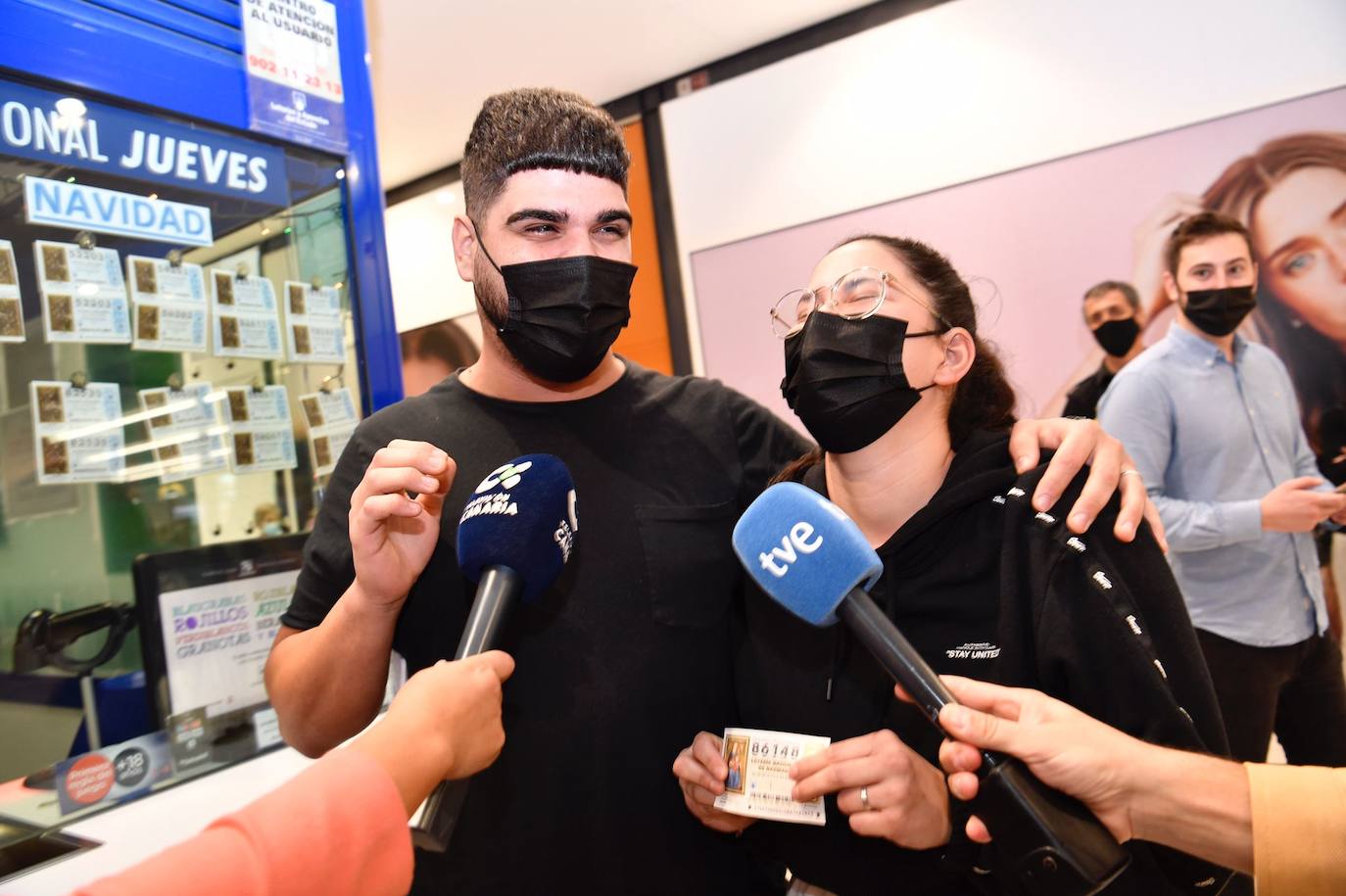 Fotos: El Gordo sonríe a Gran Canaria