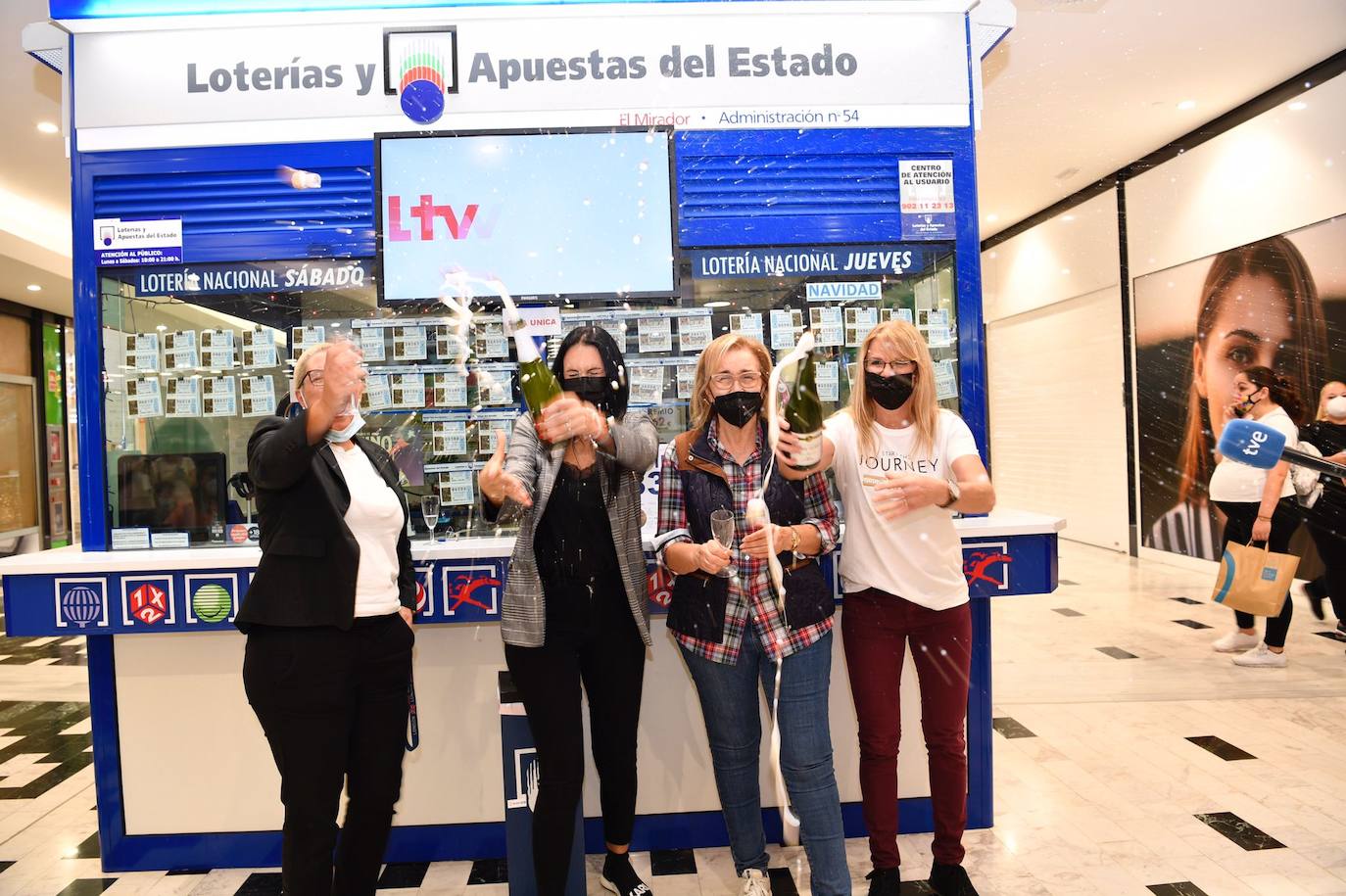 Fotos: El Gordo sonríe a Gran Canaria