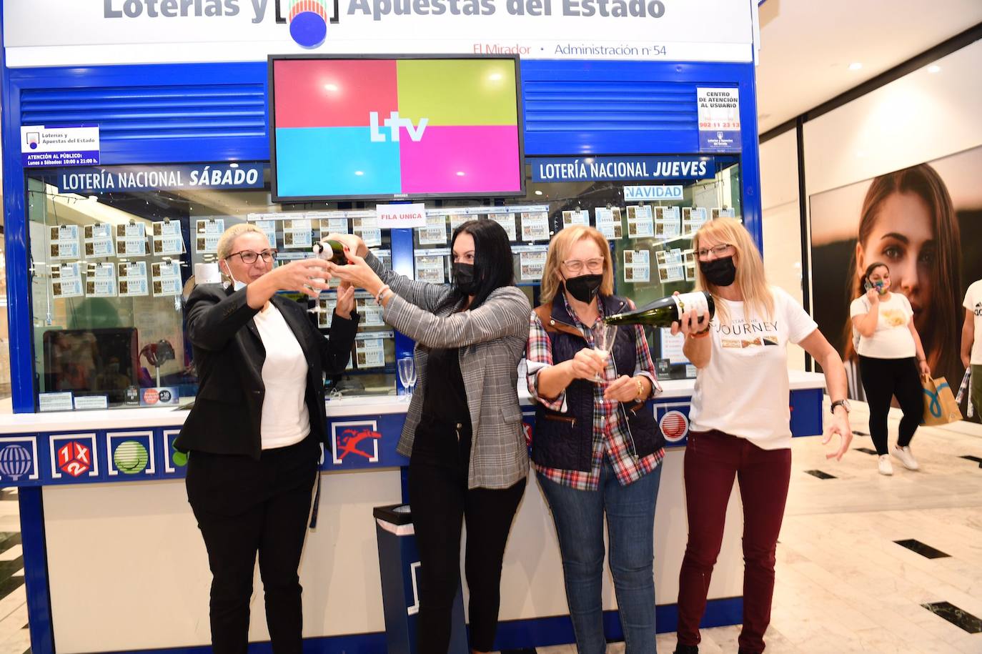 Fotos: El Gordo sonríe a Gran Canaria