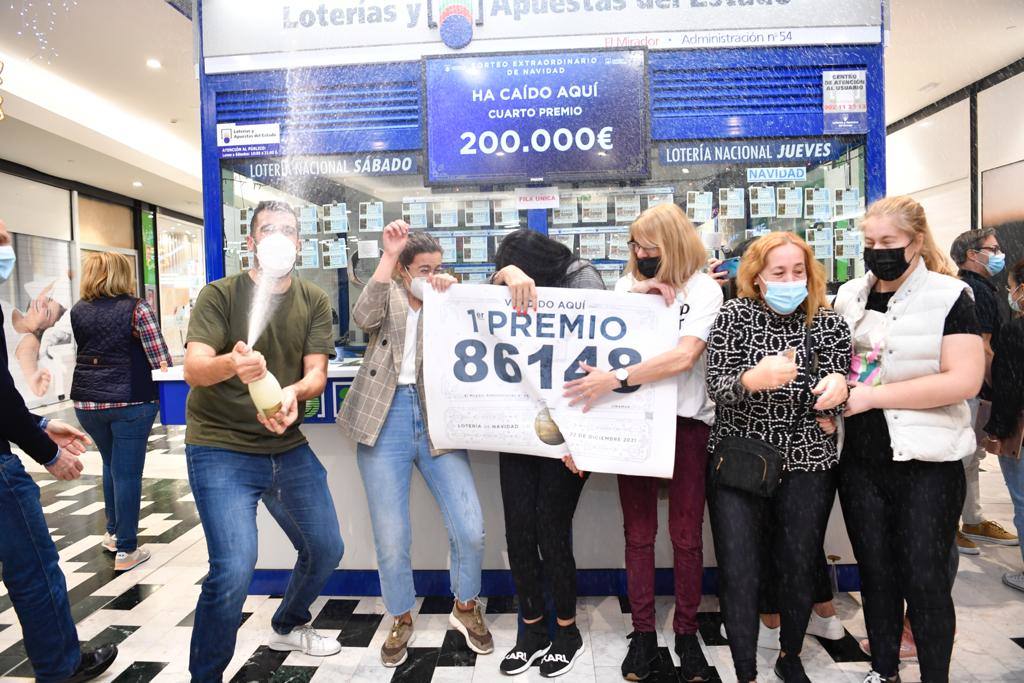 Fotos: El Gordo sonríe a Gran Canaria