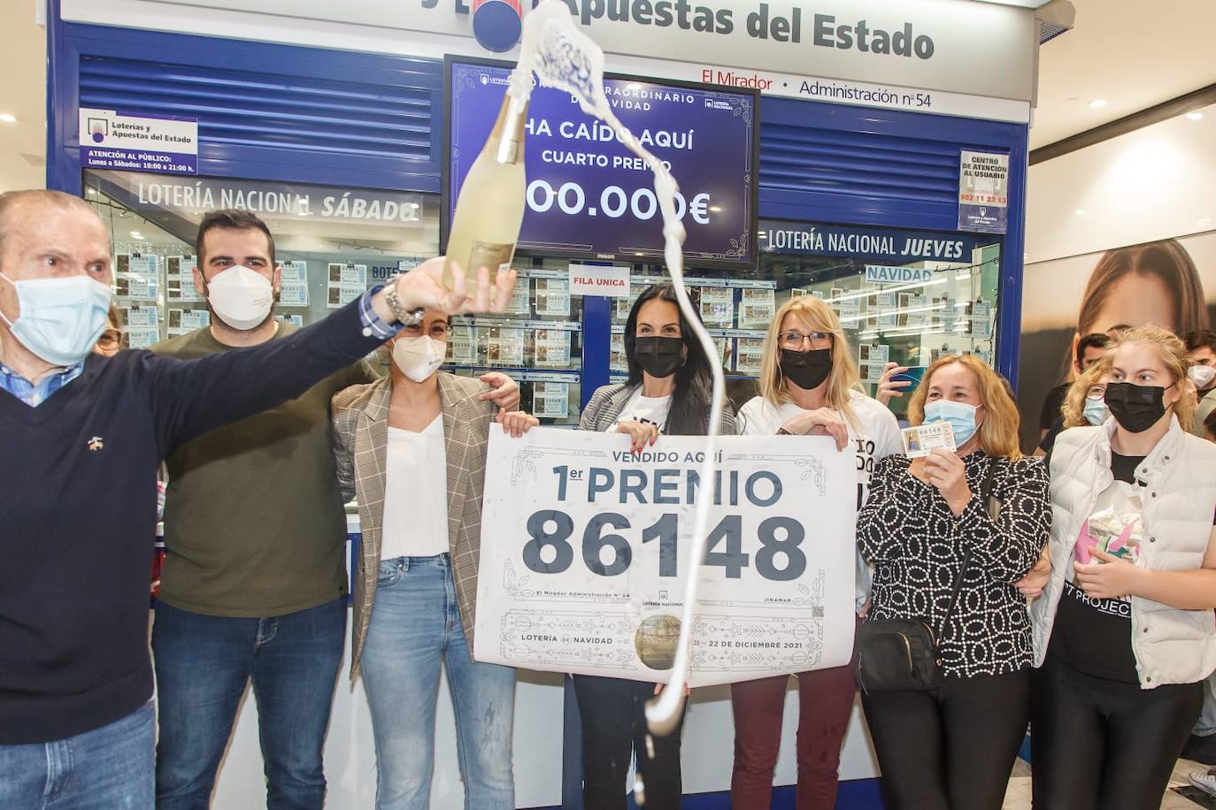 Fotos: El Gordo sonríe a Gran Canaria