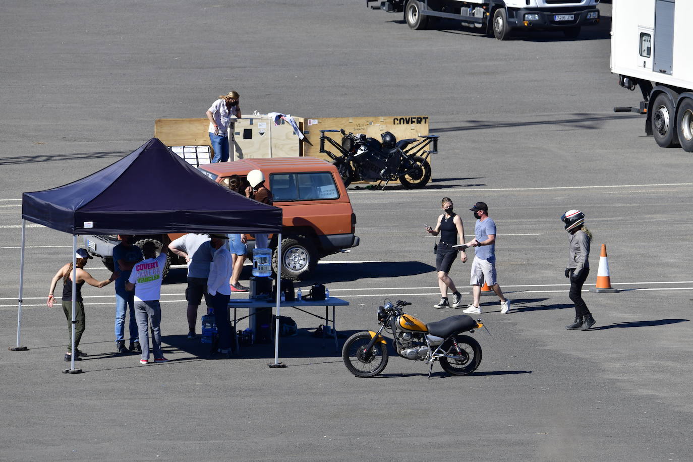 Fotos: Todo listo para que JLo ruede en Gran Canaria