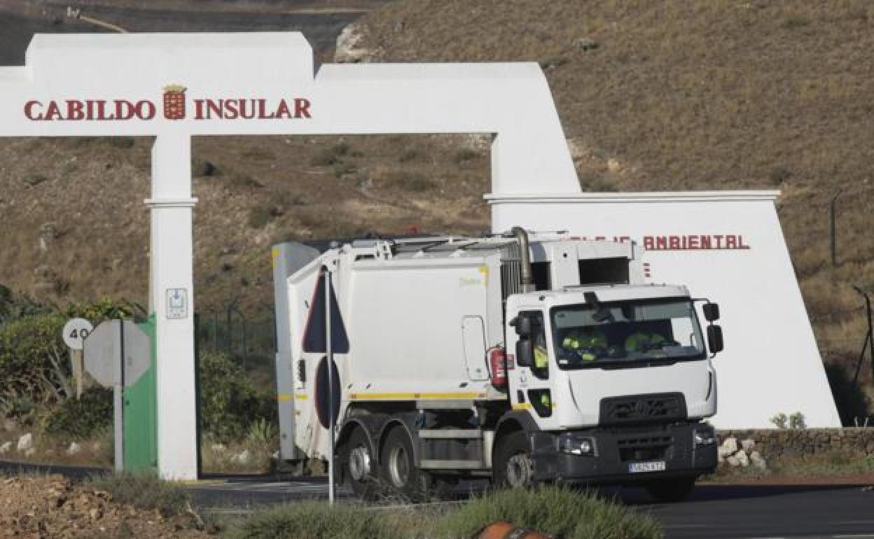 Entrada al complejo de Zonzamas. 