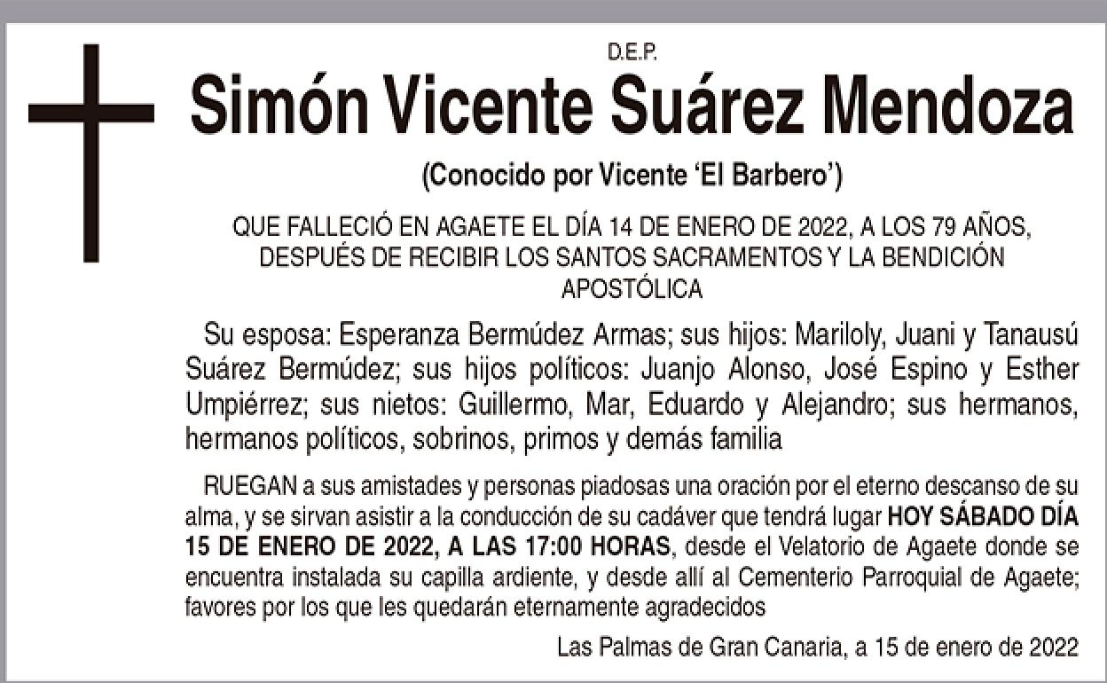 Simón Vicente Suárez Mendoza