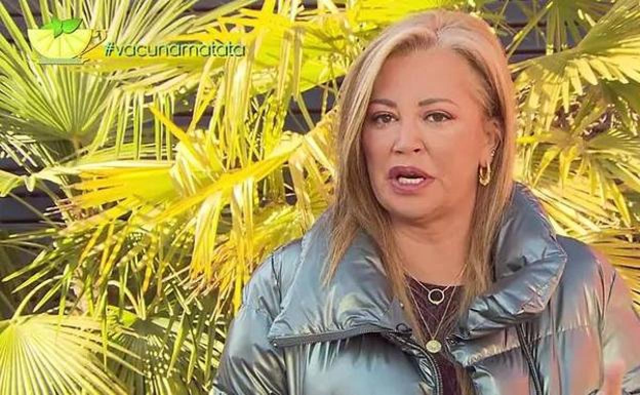 Belén Esteban, este lunes. 