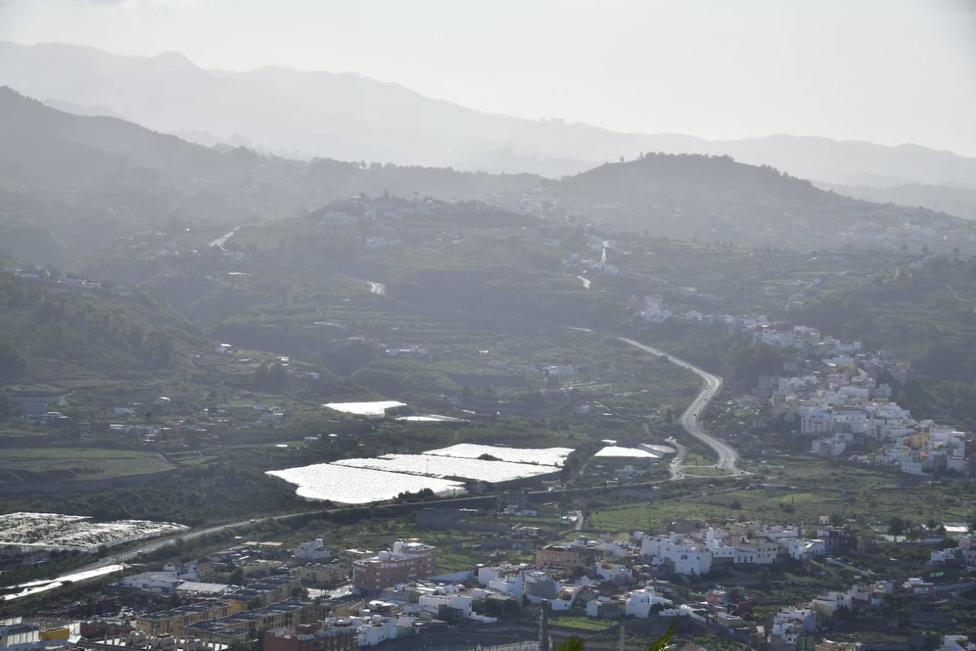 Fotos: Vuelve la calima al norte de Gran Canaria tras la lluvia