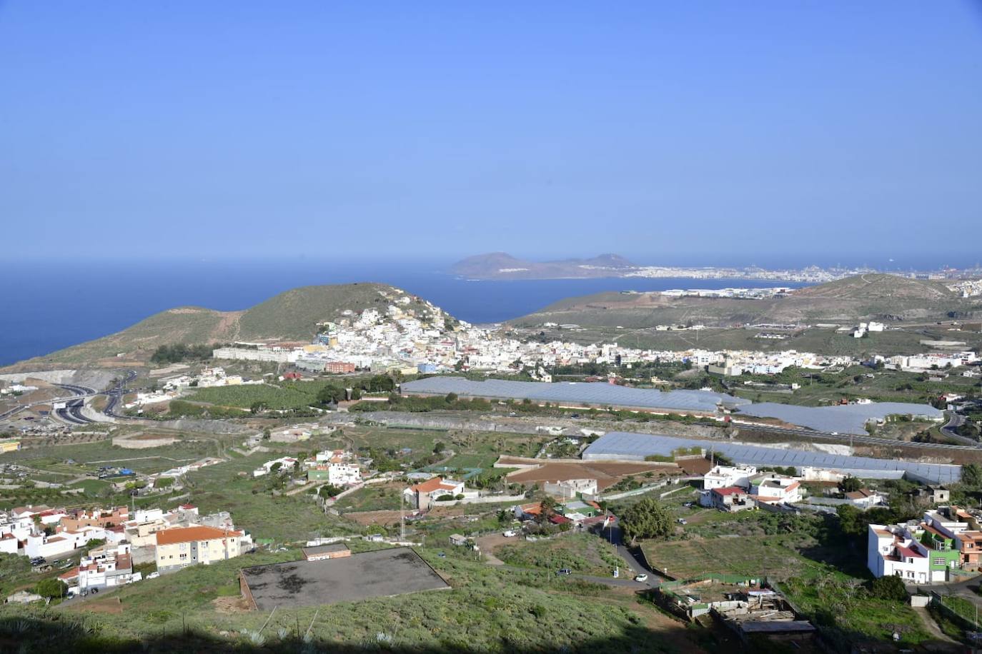 Fotos: Vuelve la calima al norte de Gran Canaria tras la lluvia