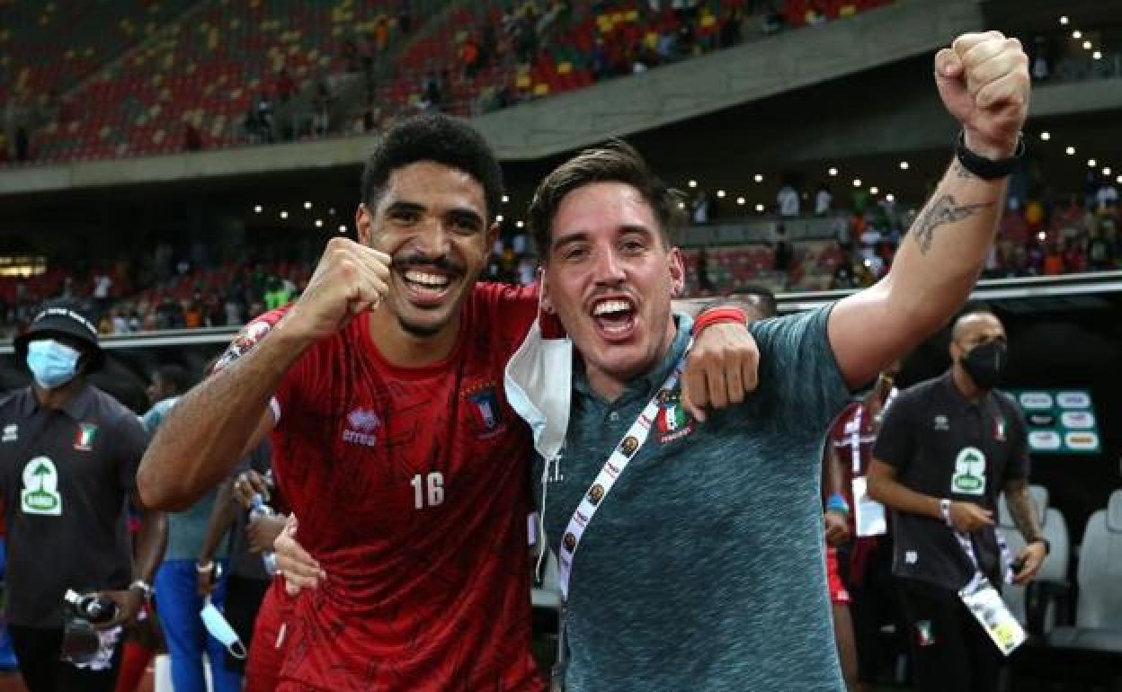 Coco disfruta de la Copa de África: «Es una experiencia muy bonita»