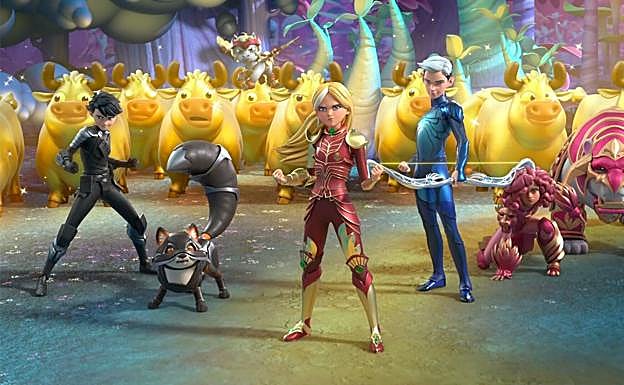 Una de las imágenes de la serie de animación. 