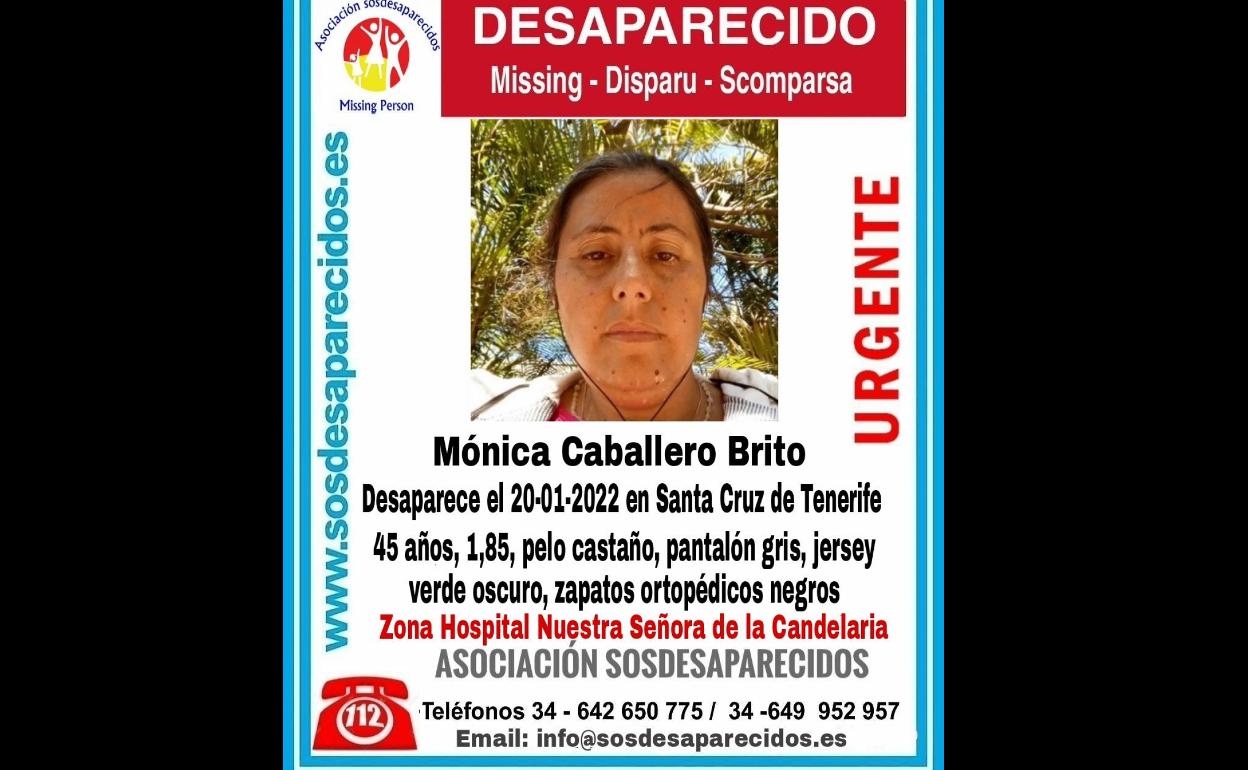 Buscan a Mónica Caballero Brito